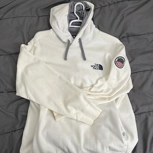Northface ivory hoodie
